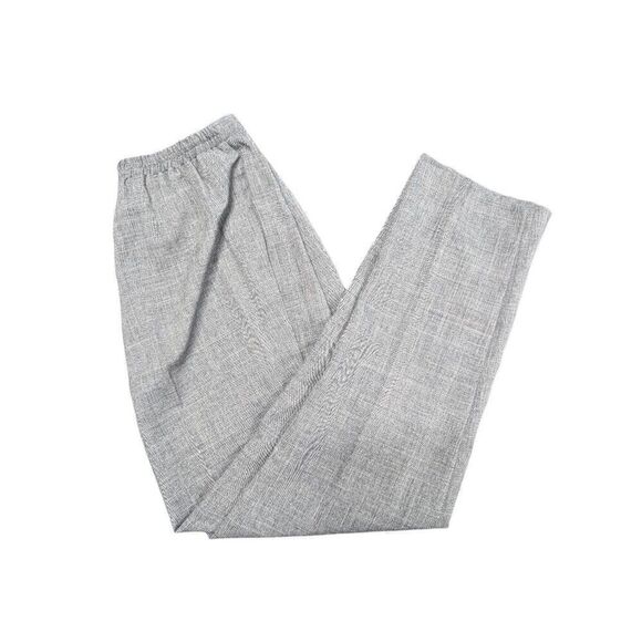NWT SAG HARBOR Gray Work Career Pleated Women's Pants Size 6P - Picture 1 of 10